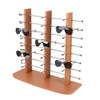 Tabletop Wood Eyewear Display Rack - Triple Towers (6-Pack)