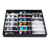 Sunglasses / Eyewears Display & Storage Case - Black - 18 Slots