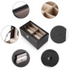 Eyewear Display & Storage Case - Black, 12-Pair (6-Pack)