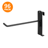 Heavy Duty Gridwall Panel Hooks, Black - 96 Pack