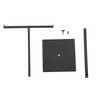 Countertop Jewelry/Scarf/Handbag T-Bar Display Stand with Adjustable Height - Black