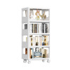 4-Tier Rolling Storage Shelf - Foldable Storage B21W-4