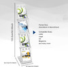Brochure & Literature Display Rack – 4 Pockets, White