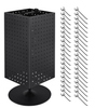 4-Sided Revolving Pegboard Display Stand – CDS1BL