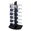 Countertop Black Wood Eyewear Display Rack – Single Towers ED2020-6
