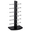 Countertop Black Wood Eyewear Display Rack – Single Towers ED2020-6