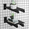 12" Ball-End Heavy Duty Gridwall Panel Hook, Black – 8 Pack CE09BL-12