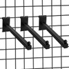 12" Ball-End Heavy Duty Gridwall Panel Hook, Black – 8 Pack CE09BL-12