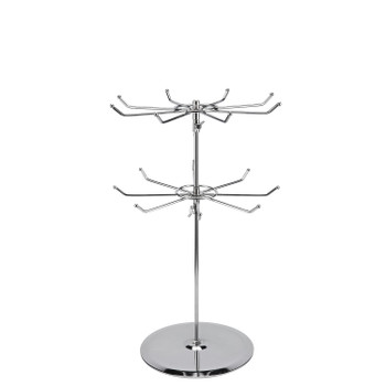 Countertop Medium Duty Two Tier Spinner Display Stand