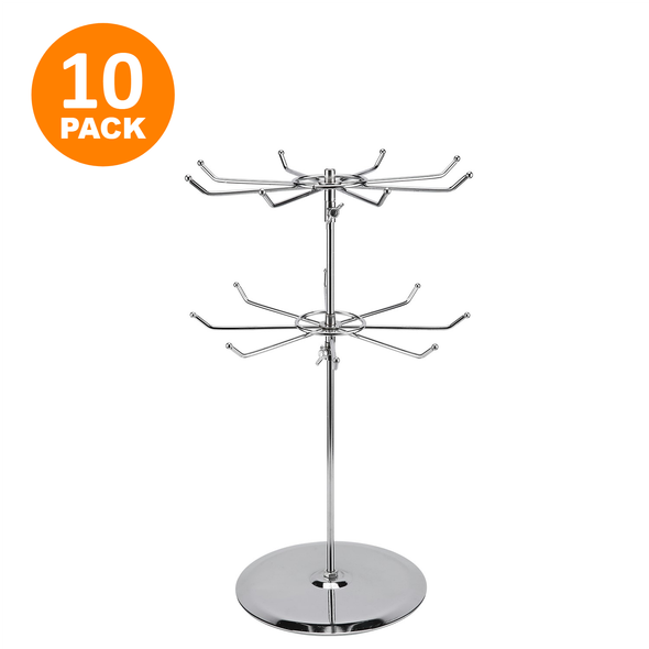 Countertop Medium Duty Two Tier Spinner Display Stand