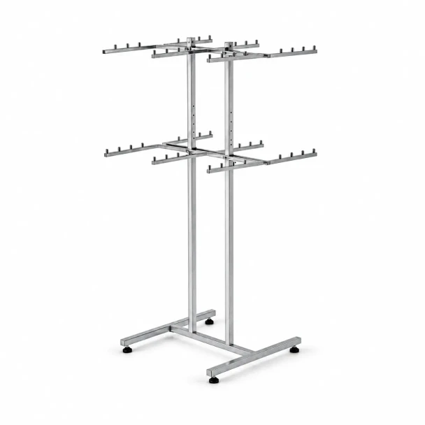 Two-Tier Multi-Arm Garment Rack – FD55