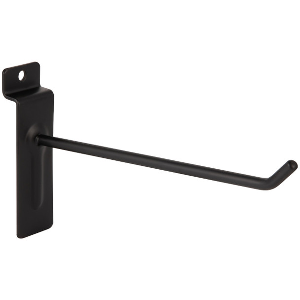 Heavy Duty Slatwall Panel Hooks, Black -CB033BL