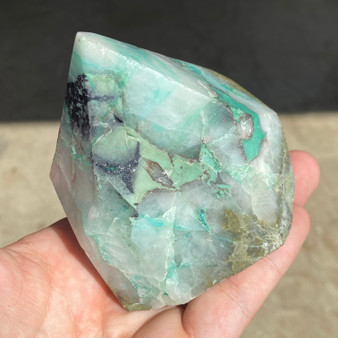 Ajoite Matrix Carving  3.5inch