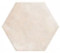 Sierra Hexagon Porcelain Terracotta, 56 x 48.5 x 0.9cm  Soft Touch