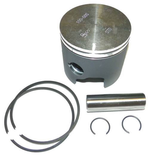 Mercury V-6 Cyl. 200 HP 2.4L 78-90 Chrome Block Piston Kit Starboard Side