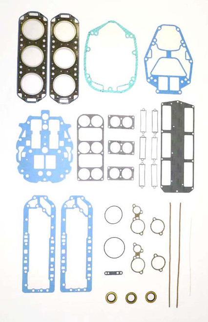 Mercury 2.0 Liter with Vertical Reeds and One Piece Head Complete Power Head Gasket Kit