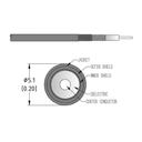 Product image for High Performance Phase Stable Flexible Cable 8 - 26.5 GHz - N Straight Female Connector