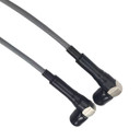 Product image for High Performance Phase Stable Flexible Cable 18 - 40 GHz - SMA Right Angle Male Connector