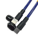 Product image for Ultra Flexible Low Loss Phase Stable Cable 10 - 26.5 GHz - SMA Right Angle Male Connector