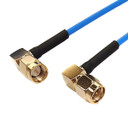 Product image for Semi-Flexible Cable 3 - 40 GHz - SMA Right Angle Male Connector