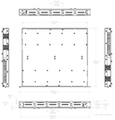 Product image for 19 inch 1RU Chassis, 10-slot, Fan cooled