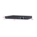 CyberPower PDU41021 1U Rack Mount, Switched Power Distribution Unit (PDU)