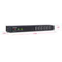 CyberPower RKBS20ST6F8R Rackbar Surge