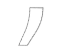 Cobham S-111777-2 Radome Panel FAB, 168 IN, Lower, White/Foam
