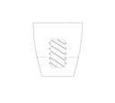 Cobham S-124712-2 Radome Lower Panel Assy, 168 in, White