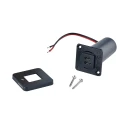 Scanstrut SC-TILE-20 TILE - USB-C / USB-C Interiors Charging Socket 12/24V - Black Bezel