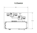 Norsat RSLNBC11F LNB Redundant Switch