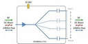 IF-Band Active Splitter 2333 8-Way - DC Block + 10MHz Pass