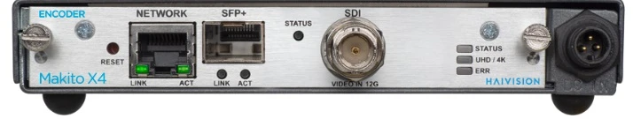 Haivision Makito X4 SDI Encoder Appliance - Single Channel