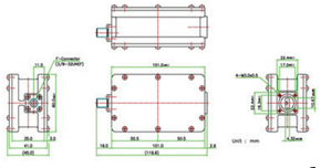 Norsat 9000 Series 9000XDN-4 Ka-Band Single-Band LNB