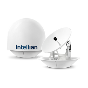 Intellian i9P (Auto Skew) Linear System with 85cm (33.5 inch) Reflector & Universal Quad LNB - Europe, Sky Mexico, Sky Brazil