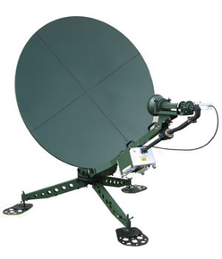 Sat-Lite 1832 Celero Class Antenna 1.8 Meter Motorized Flyaway Antenna