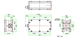 Product image for 1000 Ku-Band Quad Band EXT REF LNB