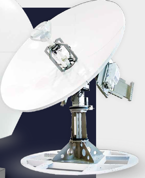 Product image for WAYFARER 2.4m C-Band Manual Flyaway Antenna - Dual Offset