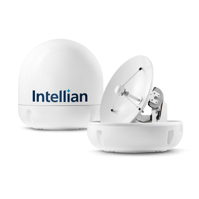 Intellian i6PE (Auto Skew & Extended Elevation -15º-90º) Linear System with 60cm (23.6 inch) Reflector & Universal Quad LNB - Europe, Sky Mexico, Sky Brazil