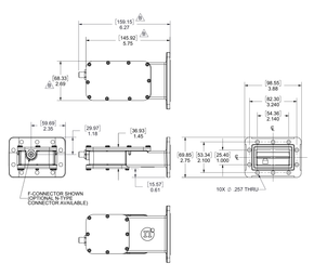 Product image for 3000 C-Band Single Band PLL LNB