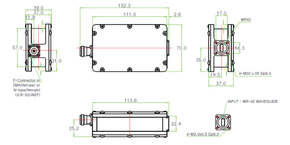 Norsat 9000 Series 9000XT-3N Ka-Band Triple-Band LNB