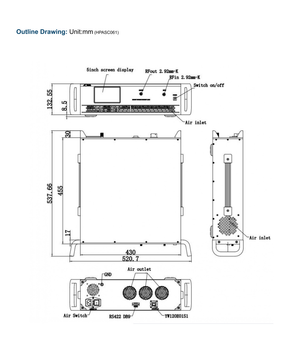 Product image for RF High Power Amplifier Systems 18 - 40 GHz