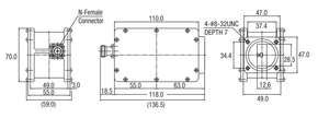 Norsat 1000 Series XT1000HN Single-Band PLL LNB