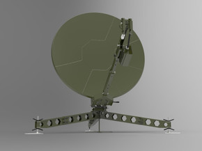 Requtech PICO240m 2.4m manual flyaway SATCOM terminal