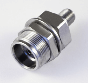 PPC Belden 3512F-C-FF Brass Hardline Adapter, 3,5/12 female, chassis mount – F female