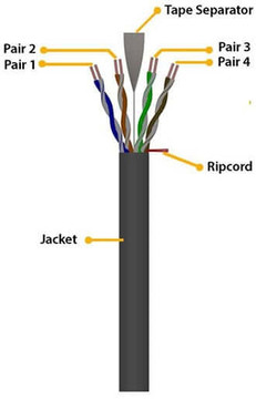 PPC Belden Perfect Link PC6UVRM CAT6 Cable