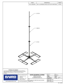 Baird Security Camera Pole Mount Baird Security Camera Pole Mount