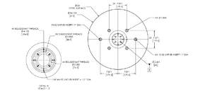 Product image for 60cm Ku-Band Antenna, One Dish Reflector, Feed, OMT
