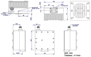 Product image for 20W Low Ku-Band BUC