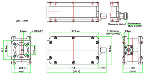 Product image for Ku-Band Single Band EXT REF LNB